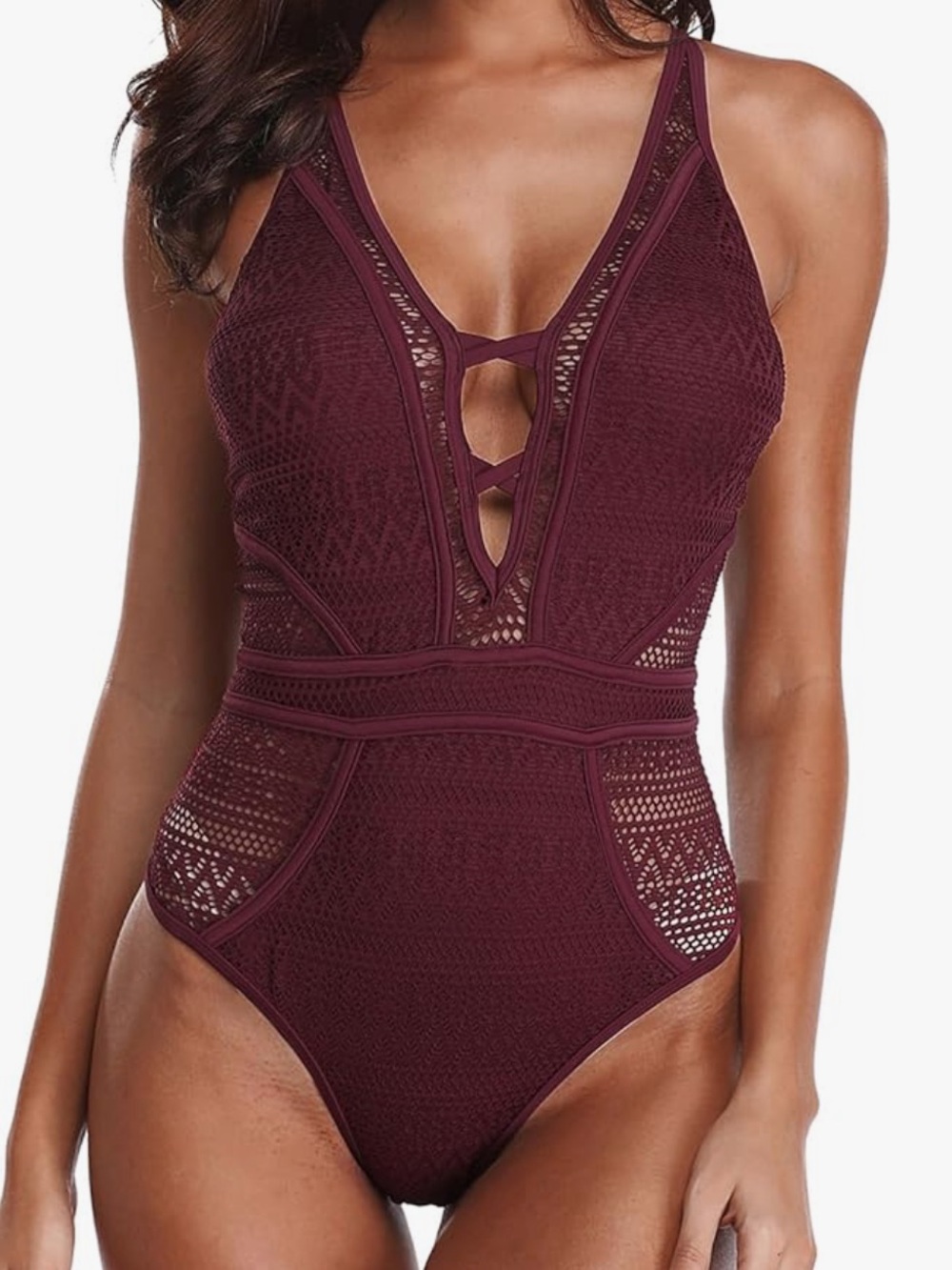NWT Crochet One Piece Swimsuits 
Size m